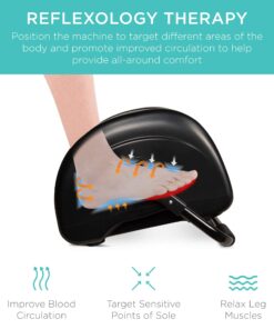 Best Choice Products Foot Massager Machine Shiatsu Leg Massager, Therapeutic Reflexology Calf Massager w/Blood Circulation, Nerve Pain, Deep Kneading, High-Intensity Rollers - Satin Black 21 71AMpYz20gL