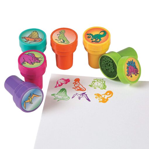 DINOSAUR STAMPS (2DZ) - Stationery - 24 Pieces