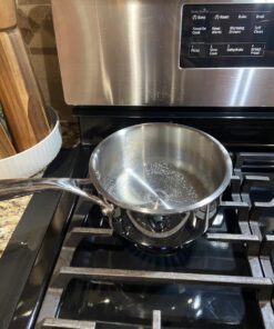 Legend 5 Ply 14 pc All Stainless Steel Heavy Pots & Pans Set | Professional Quality Cookware 5ply Clad Home Cooking & Commercial Kitchen Surface Induction Oven Safe | Non-Teflon PFOA, PTFE & PFOS Free Stainless Steel 5-Ply 52 71AN5ZGOAL