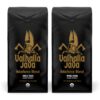 Death Wish Coffee Valhalla Java Odinforce Blend - Whole Bean Dark Roast - Extra Kick of Caffeine - Arabica & Robusta Coffee Beans - Dark Roast Coffee Beans - 2 Bags (12oz.) Medium-Dark Roast 12 Ounce (Pack of 2)