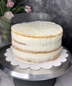 Cake Stand Revolving Cake Turntable - TangChu Heavy Duty Aluminium 12 Inch Cake Decorating Supplies with 1 Icing Spatula and 2 Comb Icing Smoother, Cake Decorating Kit, Rotating Display Stand 27 71AOFaa17ML