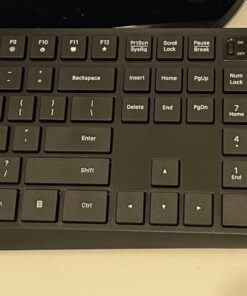 Wireless Keyboard and Mouse Combo, Lovaky 2.4G Full-Sized Ergonomic Keyboard Mouse, 3 DPI Adjustable Cordless USB Keyboard and Mouse, Quiet Click for Computer/Laptop/Windows/Mac (1 Pack, Black) 1 Pack 30 71AQPHz4zJL