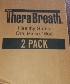 TheraBreath Healthy Gums Mouthwash, Clean Mint, Antigingivitis, Dentist Formulated, 16 Fl Oz (2-Pack) 16 Fl Oz (Pack of 2) 31 71AQub8qRL