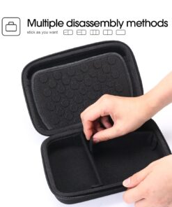 Smatree Hard Case Compatible for Apple14&16inch MacBook Pro's Pencil,Magic Mouse,Magsafe Power Adapter,BeatsX, Monster Magnetic Charging Cable,Travel MacBook Pro Accessories Organizer Bag,Black Black 43 71AQwd5KmOL 4