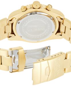 Invicta Pro Diver Men's Wrist Watch Stainless Steel Japanese Quartz 22 mm Gold Ion-Plating 23 71AR H6DqL