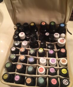 Always Nature Essential Oil Carrying Case - hold up to 42 Bottles of 15ml oils! (Beige, L) 12 71AR1P DCOL