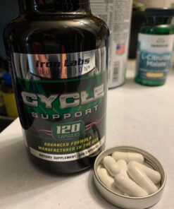 Iron Labs Nutrition: Cycle Support Plus NAC (N-Acetyl-L-Cysteine) - On Cycle Support Supplements for Men - with N Acetyl L Cysteine, Milk Thistle, Hawthorne Berry and More (120 Capsules) 120 Count (Pack of 1) 17 71AR8j5gNQL