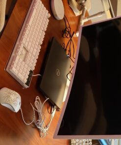 SAMSUNG 32 inch CF391 Curved Monitor (LC32F391FWNXZA) - 1080p, Dual Monitor, Laptop Monitor, Monitor Stand/Riser/Mount Compliant, AMD Freesync, Gaming, HDMI, White 61 71ARdJ39d1L