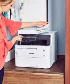 Brother MFC-L3750CDW Compact Digital Color All-in-One Printer Providing Laser Quality Results with 3.7" Color Touchscreen, Wireless and Duplex Printing (MFCL3750CDW), White New Model: MFCL3750CDW 25 71ASY48O81L