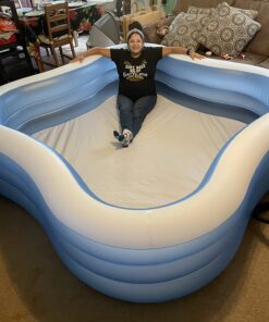 INTEX 57495EP Beach Wave Inflatable Swim Center Pool: 357 Gallon Capacity – 90" x 90" x 22" – Purple 28 71ASZk3c8lL