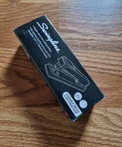 Swingline Stapler, 20 Sheet Capacity, LightDuty 405, Jam Free, Metal, Black (S7040501) 31 71ASkBgQlsL