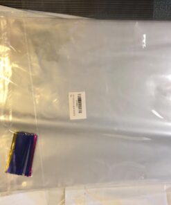 TATTI 100 Pack Clear Plastic Large Cellophane Bags 12x16 With 4inches Twist Ties, Plastic Cello Bags 1.4 mils for Cookies Candy Gift Birthday Party Favor (Pack of 100) 12x16 Inch (Pack of 100) 37 71ASoGl2TXL