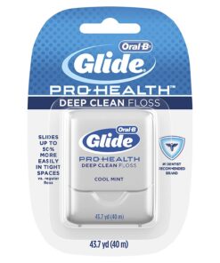 Oral-B Glide Pro-Health Dental Floss, Deep Clean, Cool Mint Flavor, 40 m (Pack of 6) 9 71ASrh7oML