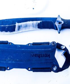 Kershaw Camp 10 Machete, Fixed Blade Knife, 10" 65Mn Carbon Tool Steel Blade, Includes Sheath, Camp Series Machete, Outdoor and Survival Tool,Black 1077 61 71ATB0AVxCL