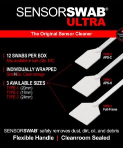 Photographic Solutions Sensor Swab Ultra Digital Imaging Sensor Cleaner - Pack of 12 (Type-3 (24mm)) Type-3 (24mm) 12 71ATPLlLcVL