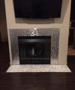 VViViD Architectural White Grey Marble Gloss Vinyl Film Contact Paper 16" x 6.5ft Roll 1 52 71ATuIcXHWL