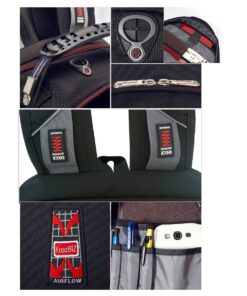 FREEBIZ 18.4 Inches Laptop Backpack Fits up to 18 Inch Gaming Laptops for Dell, Asus, Msi,Hp (Black) 48 71AVPzuQQQL