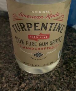 16 Oz 100% Pure Gum Spirits of Turpentine, Can 1 Pound (Pack of 1) 10 71AVvJSQ5IL