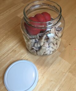 Cornucopia Brands 64oz Clear Wide-mouth Glass Jar, BPA free Food Grade w/Metal Lid (Half Gallon); 2 Quart Jar to Make Greek Yogurt/Kefir or Pickles 1 37 71AW2c53kCL