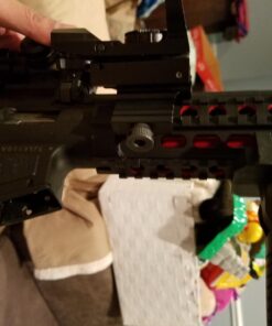 TACFUN Weaver Picatinny Style 45 Degree 4 Slots Offset Angle Rail Mount, Flashlight, Sight, RED Laser 26 71AWK6kzmuL