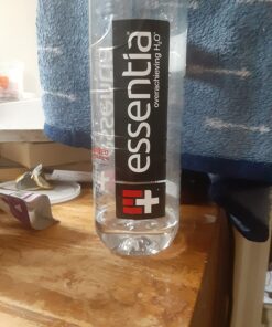 Essentia Water, 99.9% Pure, Infused with Electrolytes for a Smooth Taste, pH 9.5 or Higher; Ionized Alkaline Water, Black, 42.3 Fl Oz (Pack of 12) 32 71AWlSMJZSL