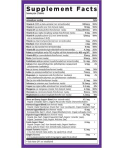 New Chapter Women's Multivitamin Advanced Formula for Stress, Bone, Immune, Beauty & Energy Support, Higher Levels of Whole-Food Fermented Essential Nutrients for Women + Iron + Vitamin D3, 120 Count 120 Count (Pack of 1) 20 71AX0C c7EL