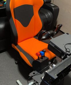 OpenWheeler GEN3 Racing Wheel Simulator Stand Cockpit Orange on Black, Video Game Controller, Fits All Logitech G923, G920, Thrustmaster, Fanatec Wheels, Compatible with Xbox One, PS4, PC Platforms. 48 71AXNuVpZ5L