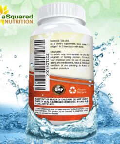 aSquared Nutrition Astaxanthin Supplement - Natural Astaxanthin Pills from Haematococcus Pluvialis Extract for Pure Energy - Max Strength 10mg - 120 Softgels 12 71AXjqKQ2mL