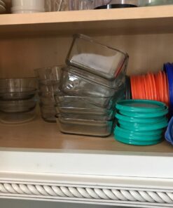 Pyrex 7200-PC Round 2 Cup Storage Lid for Glass Bowls (6, Orange) 7 71AXyr2OQ2L