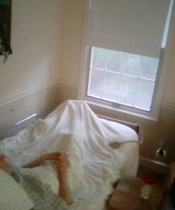 Utopia Care 1 Pack Patient Gowns, Unisex Hospital Gown, Back Tie, 45" Long & 61" Wide, Comfortably Fits Sizes up to 2XL 16 71AY2AHBKPL 3