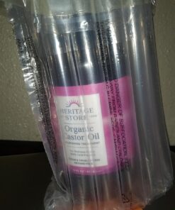 HERITAGE STORE Organic Castor Oil, Glass Bottle, Cold Pressed, Rich Hydration for Hair & Skin, Bold Lashes & Brows | 16oz 16 Fl Oz (Pack of 1) 34 71AYQ4Y0ISL