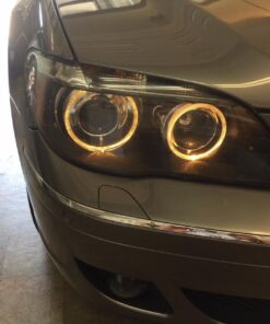 iJDMTOY (2 White LED Angel Eye Ring Marker Bulbs Compatible with BMW 5 6 7 Series X3 X5 (E39 E53 E60 E63 E64 E65 E66 E83), 7000K White 40 71AYQwSQdHL