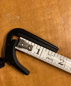 D'Addario Accessories Ukulele Pro Capo - For Soprano, Concert, Tenor, Baritone Ukuleles - 4 String Ukulele Capo - Micrometer Tension Adjustment for Buzz-Free, In-Tune Performance - Black 1 Pack 27 71AYR5VEPuL