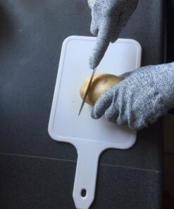 Stark Safe Cut Resistant Gloves, Level 5 Protection, Kitchen Cut Gloves for Meat, Shucking, Fillet, Mandolin Slicing, Carving, 1 Pair, Small 28 71AYiJXJUzL