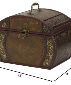 Nearly Natural 528 Decorative Chests (Set of 2) 35 71AZJNW2V0L