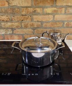 Legend 5 Ply 14 pc All Stainless Steel Heavy Pots & Pans Set | Professional Quality Cookware 5ply Clad Home Cooking & Commercial Kitchen Surface Induction Oven Safe | Non-Teflon PFOA, PTFE & PFOS Free Stainless Steel 5-Ply 55 71Aagpjp12L