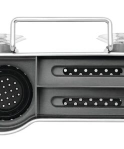 simplehuman Sink Caddy Sponge Holder, Brushed Stainless Steel Full-Size 20 71AbAYmLfzL