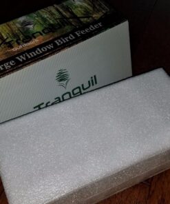 Tranquil Outdoors Large Acrylic Window Bird Feeder: Strong Removable Suction Cup Mounted Outdoor Bird House Feeder, Clear Birdfeeders for Large & Small Birds. Best See Thru Feeder for Bird Watching 52 71AbGxlSbML 1