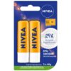 NIVEA Sun Caring Lip Balm Sticks with SPF 30, Duo Pack (2 x 4.8 g)(Imported from Canada) 15 71Abe2HcqTL