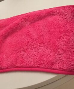 Miracle Face Erase 2 Pack Makeup Remover Face Cloths, Chemical-free, Microfiber, 6 Hair Ties (2 Count, Pink) 2 Count 35 71Ac3op1z0L