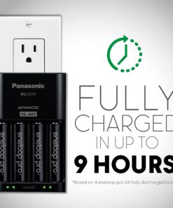 Panasonic Eneloop Pro K-KJ17KHCA4A Battery Charger AA NiMH X 4 (SPKKKJ17KHCA4A) 23 71AcDaK hDL