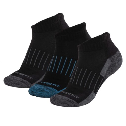 Copper Fit Ankle Length Sport Socks Small-Medium Black