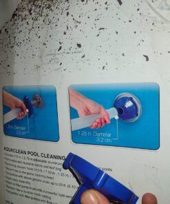 Bestway 58234 Above Ground Pool Cleaning & Maintenance Accessories Set Kit for Filter Pumps with a 530 GPH Flow Rate - Blue 1 pack 20 71AdSz73OcL