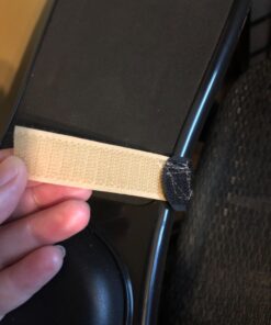 SKYZONAL Home Office Computer Arm Rest Chair Armrest Mouse Pad Mat Wrist Support Black (Please Measure Chair arm Rest Size and Confirm Our Straps Size Before Ordering) 26 71AdcBdro4L