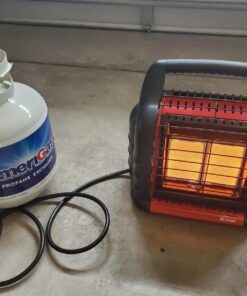 Mr. Heater Big Buddy Pro Series Propane Heater, 18000 BTU, Red 42 71Ae w2ajrL