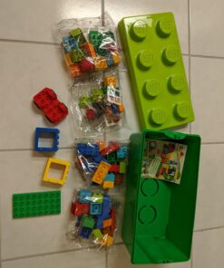 LEGO DUPLO All-in-One-Box-of-Fun Building Kit 10572 Open Ended Toy for Imaginative Play with Large Bricks Made for Toddlers and preschoolers (65 Pieces) Standard 38 71AeICoETQL