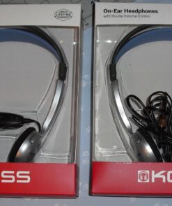 Koss KTXPRO1 Titanium Portable Headphones with Volume Control, Single, Standard Packaging 42 71Aedz5xh6L