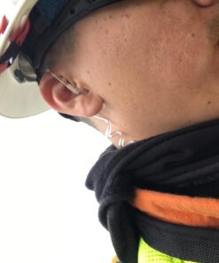 MaximalPower RHF 617-1N 3.5mm RECEIVER/LISTEN ONLY Surveillance Headset Earpiece with Clear Acoustic Coil Tube Earbud Audio Kit For Two-Way Radios, Transceivers and Radio Speaker Mics Jacks , Black 35 71AfnvtDtPL