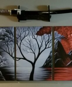 siwode Katana Handmade Full Tang Sharp, Alloy Golden Dragon Tsuba Japanese Samurai Sword High Carbon Steel 1060, 40-Inch Golden-No-BoHi 46 71AgUf5 prL