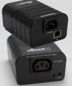 Alternative view of iBoot Dataprobe G2 Basic Network Power Switch, 1 Outlet PDU, 110/220 VAC Operation, Remote Power Switch, Sophisticated Automation and Remote Rebooting, Smart Power Switch